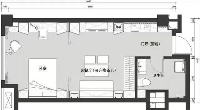 一字型公寓设计,是你理想中家的样子吗?