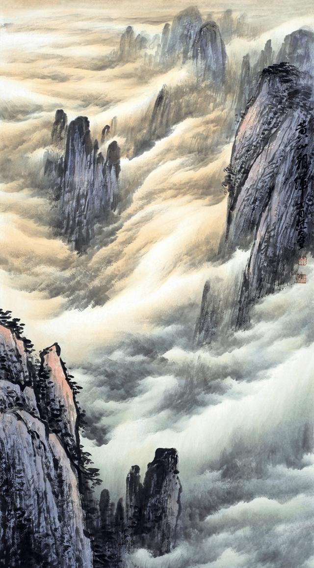 南派山水画家李林宏作品欣赏