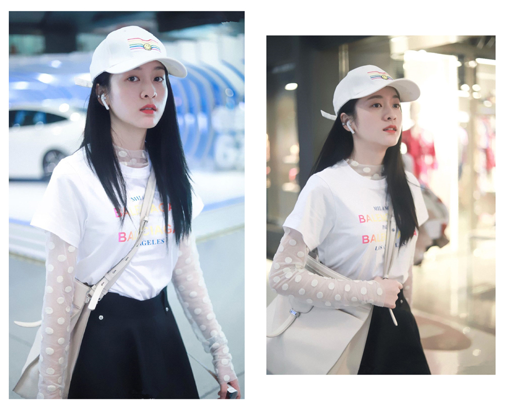 夏天的短袖秋冬怎么穿?内搭长袖当打底,明星潮