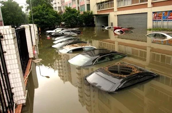我们的车在地库被水泡别人的车却安心住房子