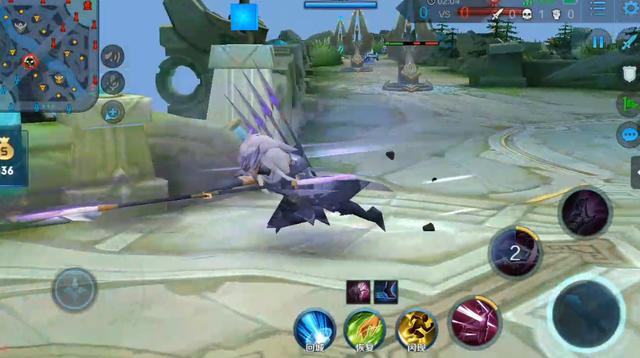 王者荣耀3d视角下的马超六把长枪背起来跑看着都觉得累