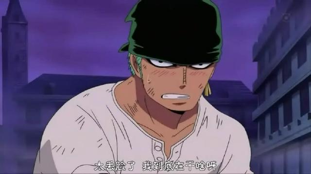 四,索隆索隆是草帽一伙的剑士,他一般都不会戴头巾,戴起头巾来都不