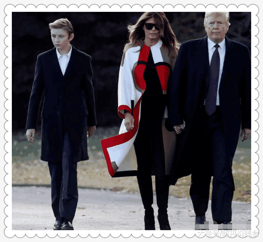 12岁特朗普儿子身高超过190, 身材可比男模, 实力抢镜姐姐伊万卡!