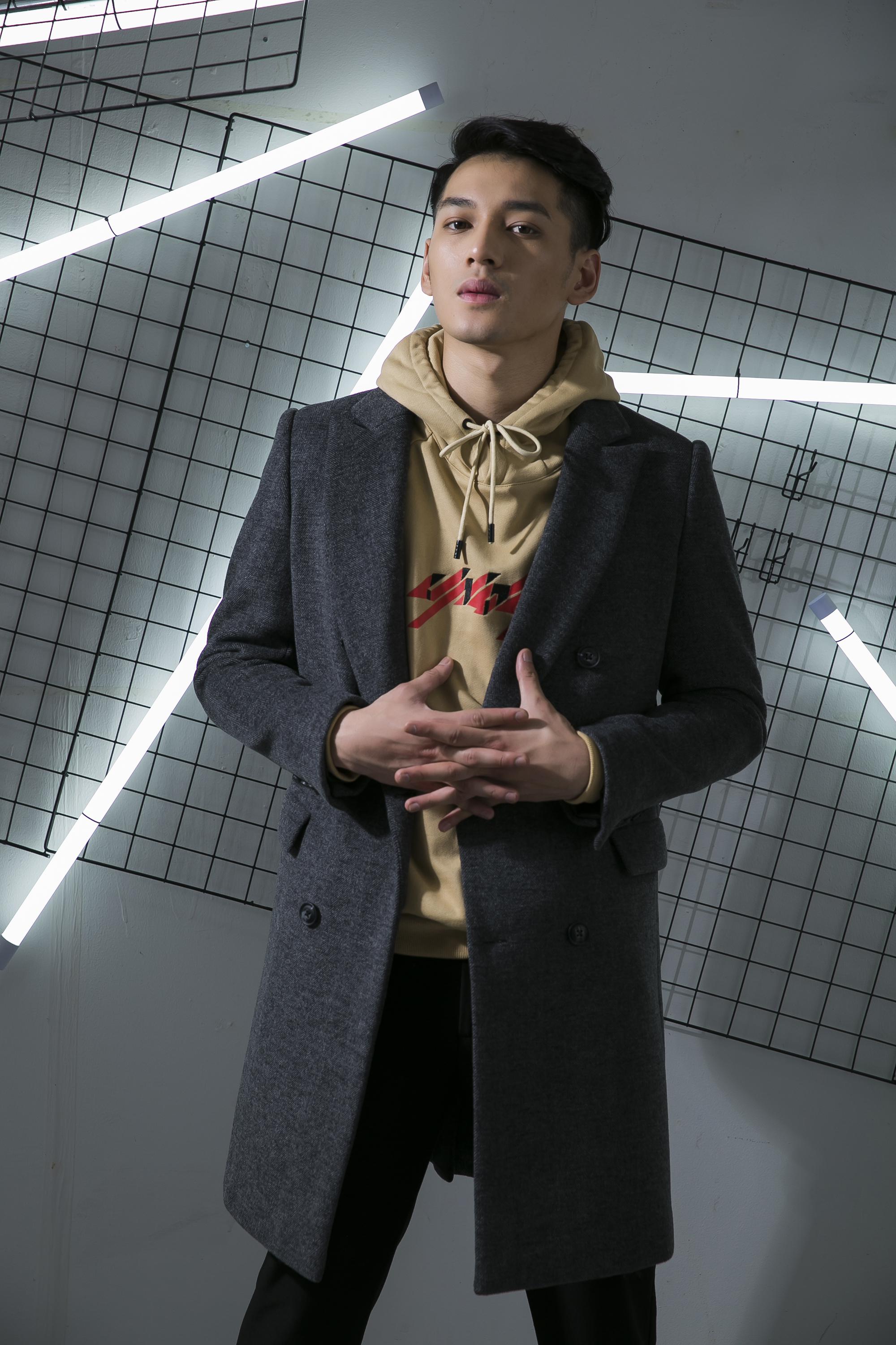 saslax莎斯莱思型男秋冬大衣这样穿才能有型帅气不臃肿