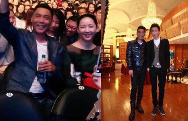 52岁屠洪刚全家照,三婚妻子貌美气质佳,对继子比对亲女儿还好