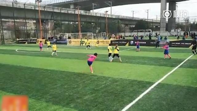 河北华夏幸福杯 上海普陀女足队长24号蔡鑫林