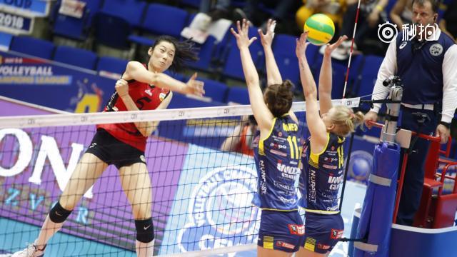 【2018女排欧冠 半决赛第一场 科内利亚诺vs瓦
