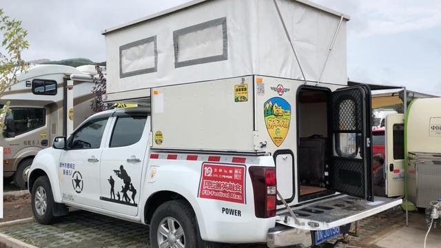 旅途久久讲房车-驼背式房车,小皮卡就可以背上,空间小好过帐篷