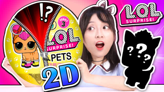 手工DIY 2d版的lol惊喜娃娃拆拆乐啦!(使用 录制)