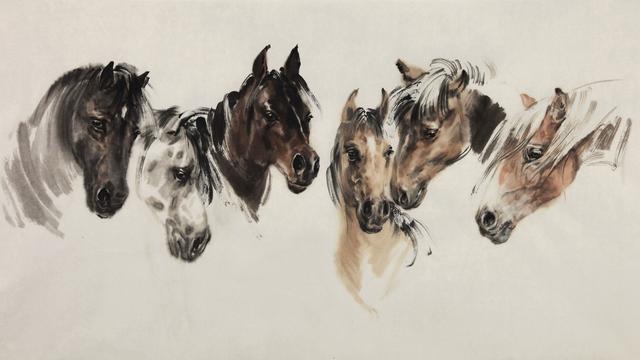 清新明丽生动传神晁谷作品赏析