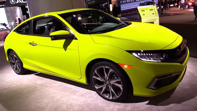 新车抢先看本田推出2019年最新款思域coupe双门轿跑 底特律车展