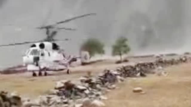 现场直击四川木里森林火灾