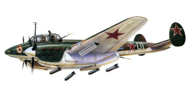 tu-2(图-2)牦牛3la-5在机场牦牛9la-5il-10il-2在黑海上空il-2老虎队