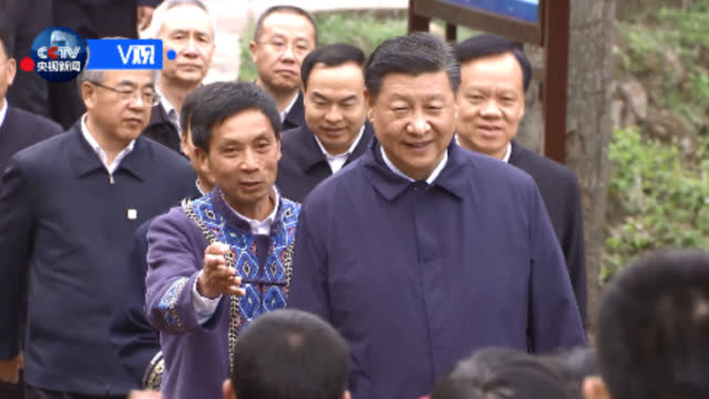 视频-习近平：我坐飞机、坐火车、坐汽车 专门来这里看看大家