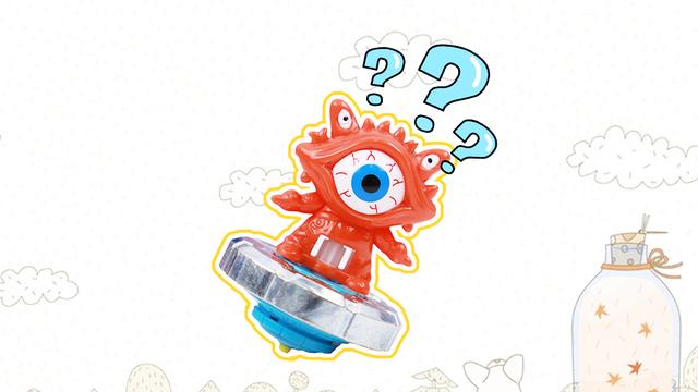 奥特陀螺加恩q分享可爱大眼怪兽陀螺