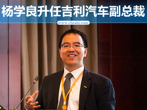 吉利汽车任命杨学良为集团副总裁 强化品牌打造-图1