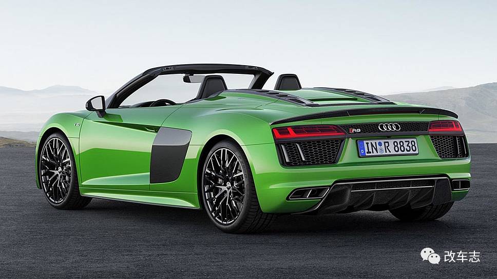 3.3秒绿色R8 Spyder加强版 奥迪史上最快
