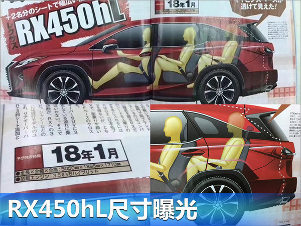 雷克萨斯RX新增7座版车型 车身尺寸大幅加长-图2
