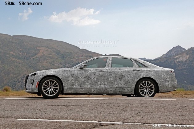曝凯迪拉克新款CT6谍照 或将推出性能版