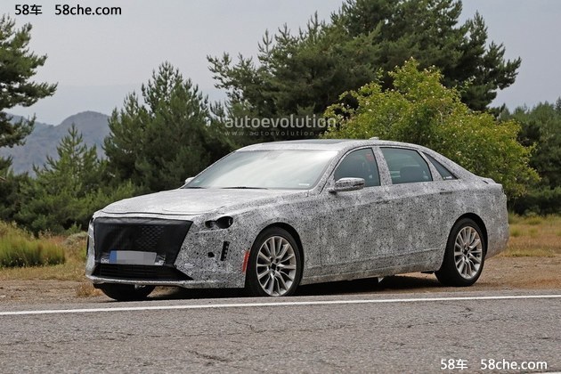 曝凯迪拉克新款CT6谍照 或将推出性能版