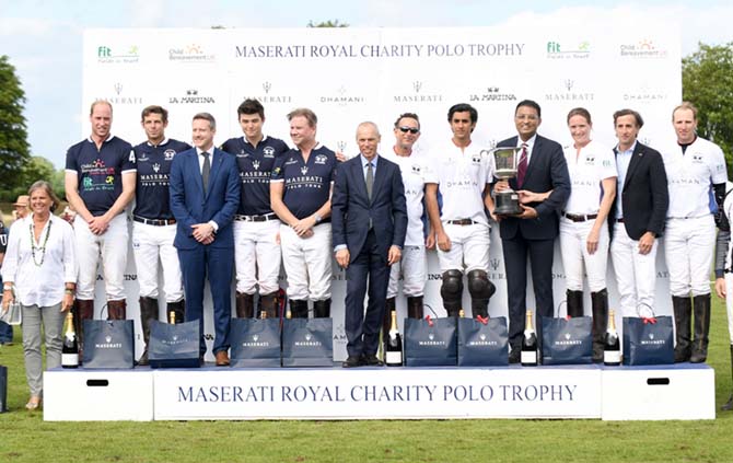 01参与玛莎拉蒂皇家慈善马球挑战赛的球手们