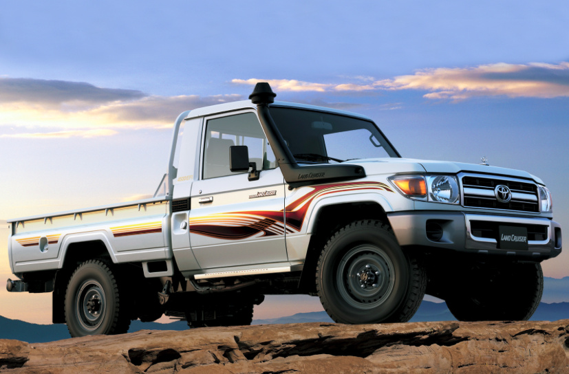 第十名丰田陆地巡洋舰皮卡，售出了1,838辆