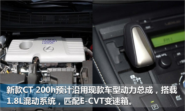 雷克萨斯新CT造型大变 搭1.8L混动/年内上市-图5