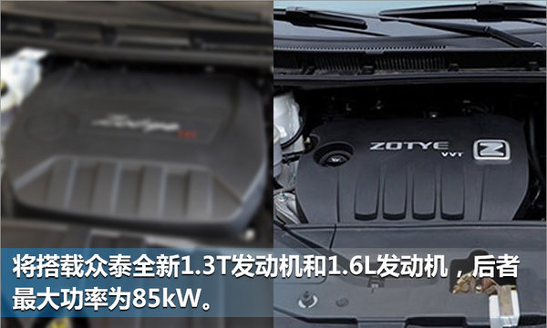 众泰“小SUV”下月上市 1.3T动力/超多车身颜色-图5