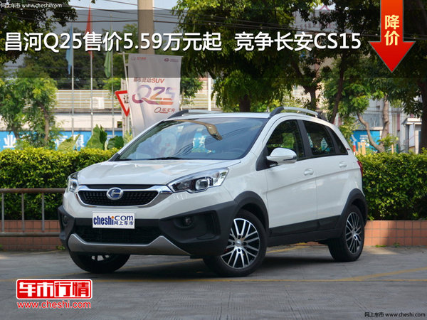 昌河Q25售价5.59万元起  竞争长安CS15-图1