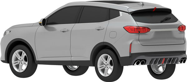 可能是叫VV3 长城WEY第三款SUV申报图曝光