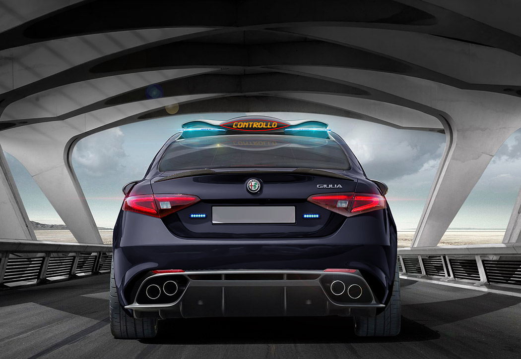 除了兰博基尼还有阿尔法罗密欧 意大利警察太幸福了