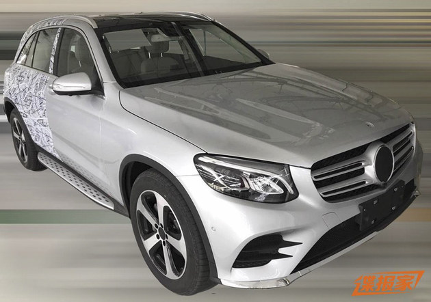 曝奔驰GLC加长版谍照 沿用现款外观设计