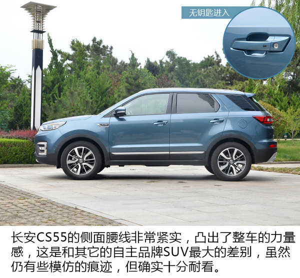 国家队的主力球员 试驾体验长安汽车CS55-图5