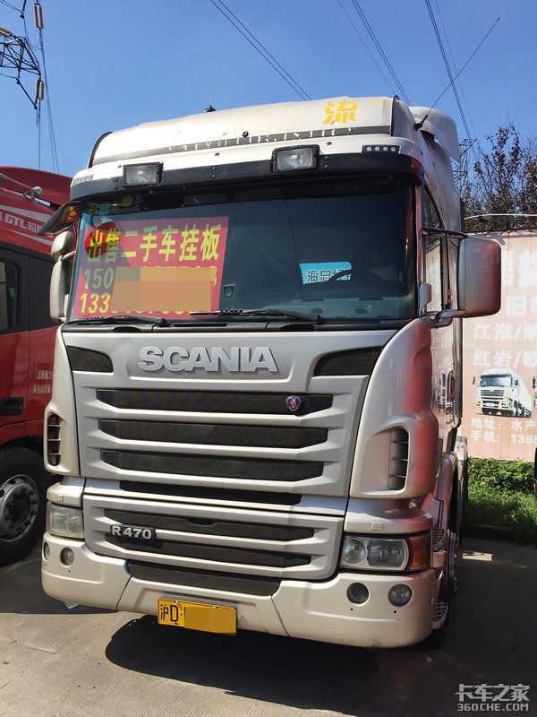 斯堪尼亚AMT有离合器踏板 全国仅此一台