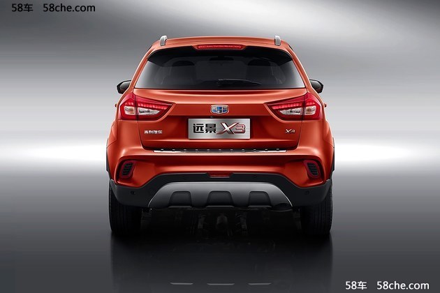 吉利远景X3外观官图曝光 定位小型SUV