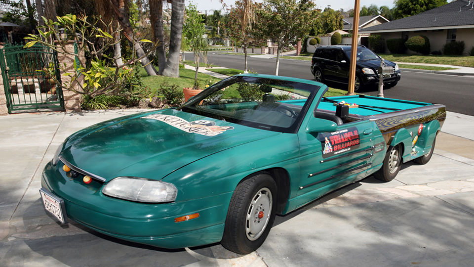 你肯定打过台球 但你未必见过这样的车