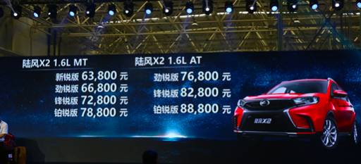 2017开局之作，陆风首款小型SUV陆风X2上市