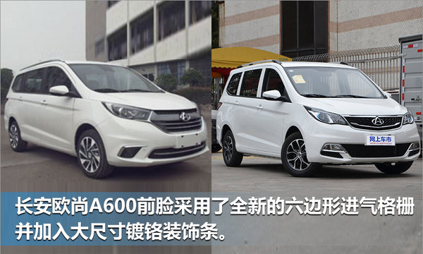 长安欧尚A600实车图曝光 竞争五菱宏光S1-图1