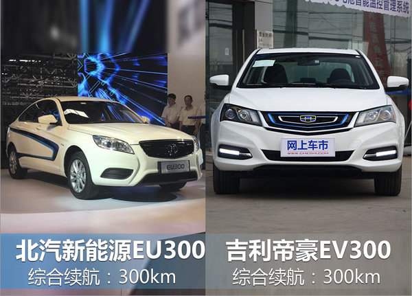 北汽新能源EU300正式下线 竞争帝豪EV300-图5