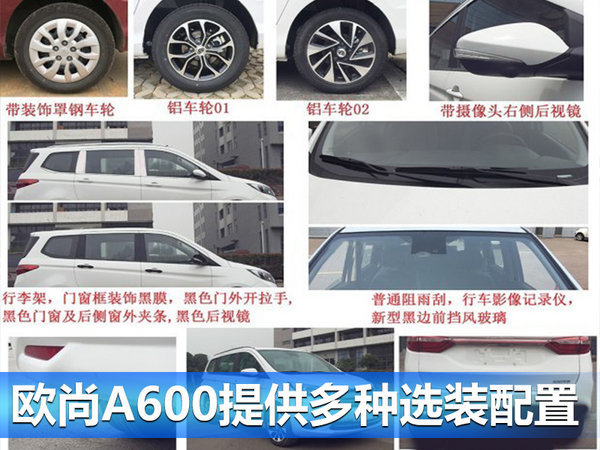 长安欧尚A600实车图曝光 竞争五菱宏光S1-图4