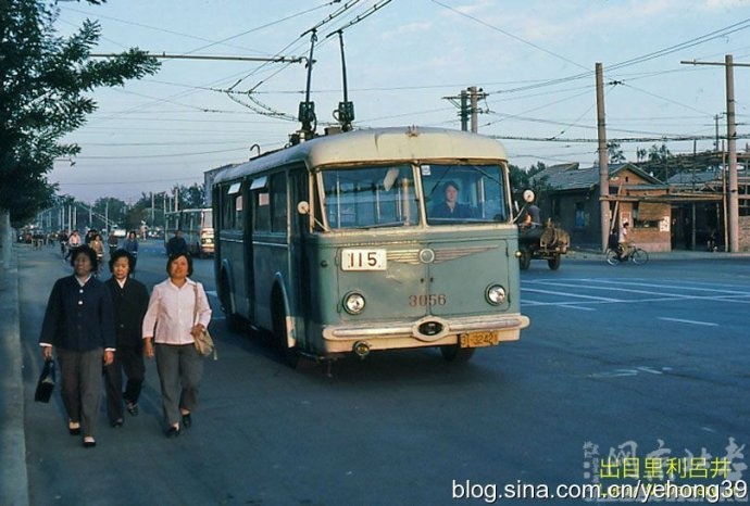上世纪50年代至80年代服务于北京公交系统的斯柯达8TR无轨电车