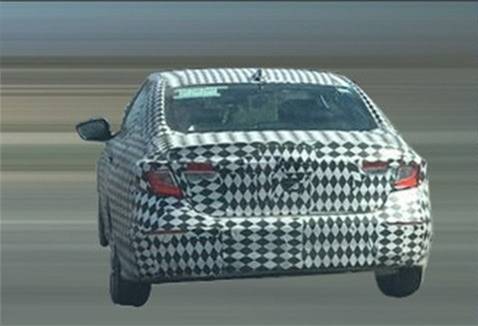 全新雅阁惊现国内道路，真是神速！