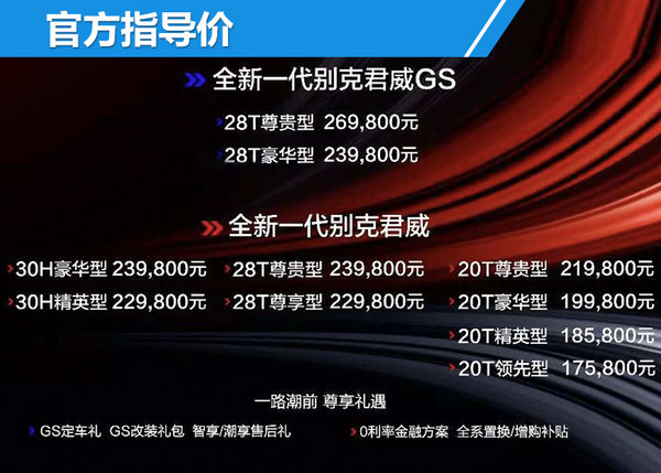 别克全新一代君威正式上市 17.58-26.98万元-图1