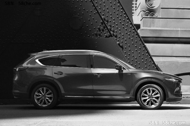 马自达CX-8预告图 中大型SUV/9月亮相