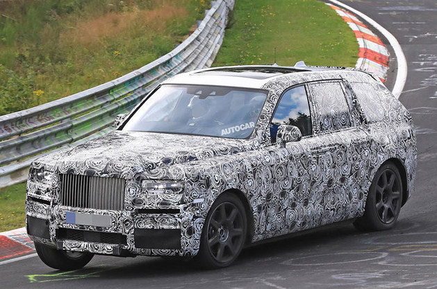 劳斯莱斯SUV纽博格林测试谍照首度曝光
