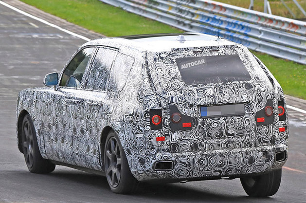 劳斯莱斯SUV纽博格林测试谍照首度曝光