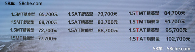 中华V3三代正式上市 售6.57-10.27万元