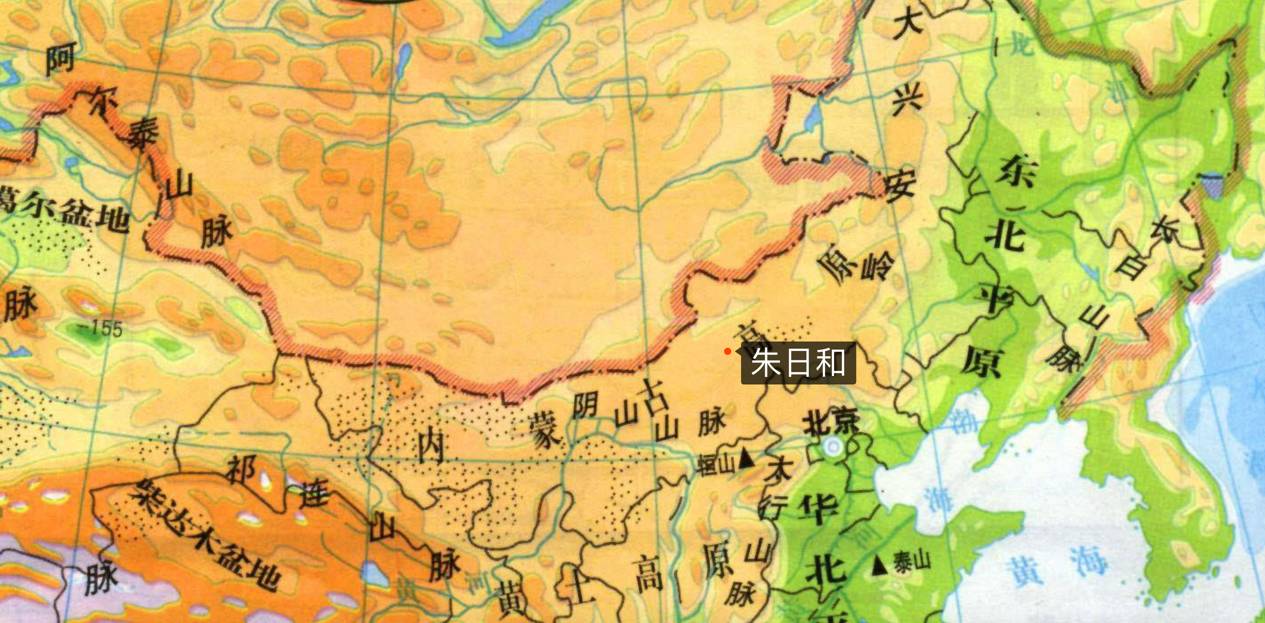 内蒙朱日和位置地图图片