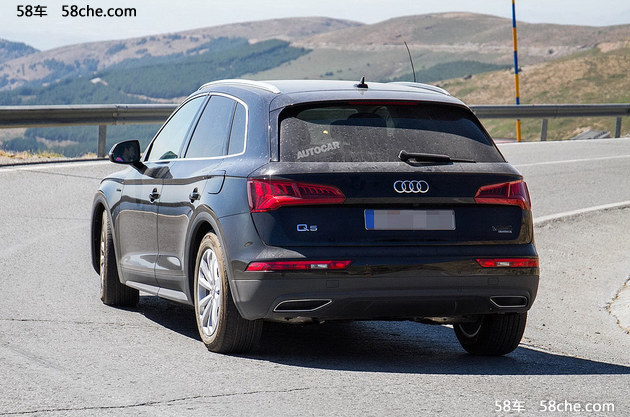 奥迪全新Q5 e-tron谍照 或2018年底亮相