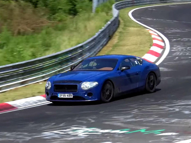 曝宾利全新欧陆GT谍照 基于概念车设计